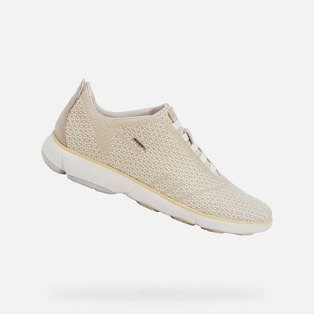 Geox Sneakers Beige Nebula - Geox Womens Shoes - XNACMP230